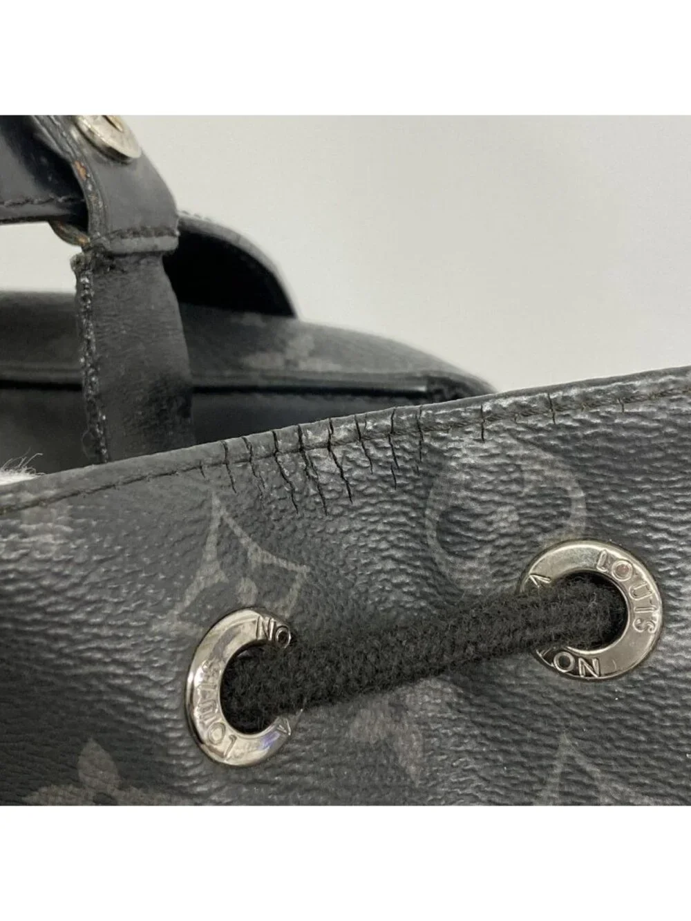 Louis Vuitton Backpack Monogram Eclipse Explorer Black